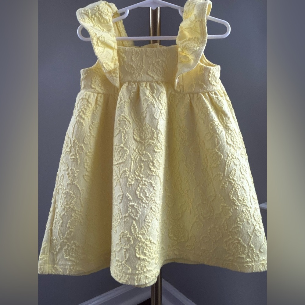 Janie & Jack | Charming Yellow Lace Kids Dress